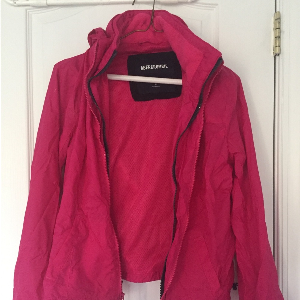 Hot Pink Abercrombie Raincoat 💕